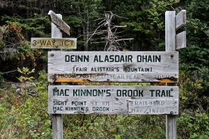 Mabou trail signs