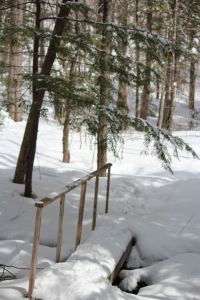 winter, the bridge at Ron's Loop