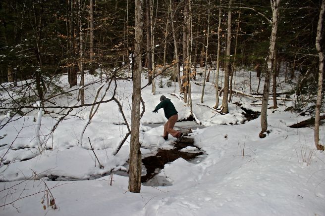 leaping the stream