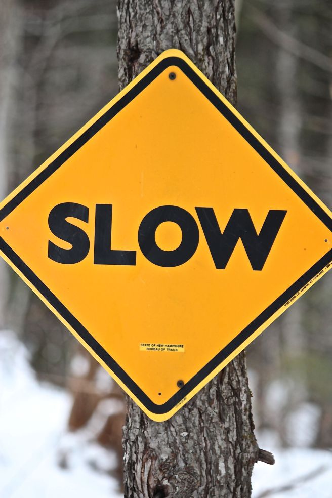 slow sign