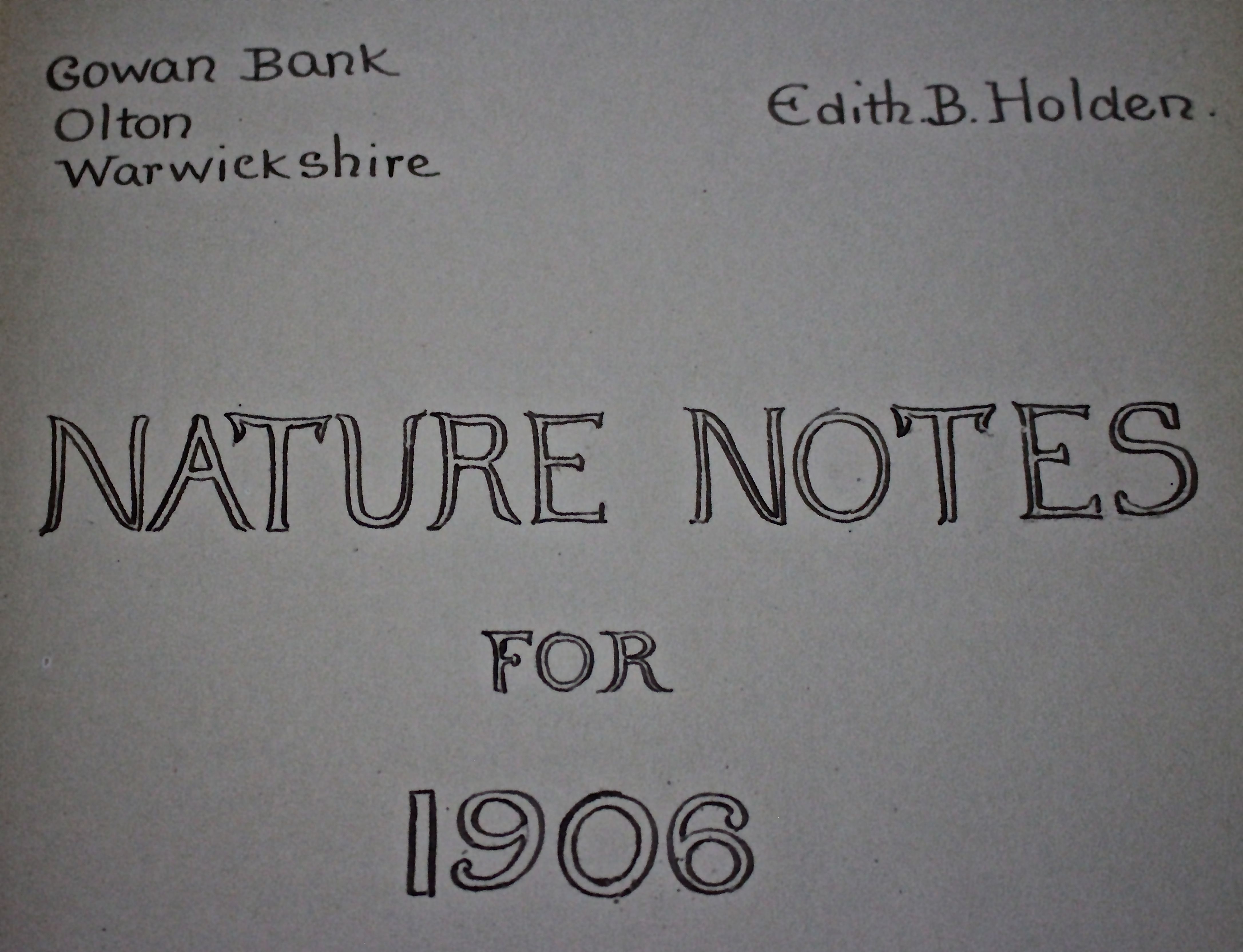 D-nature notes 1906