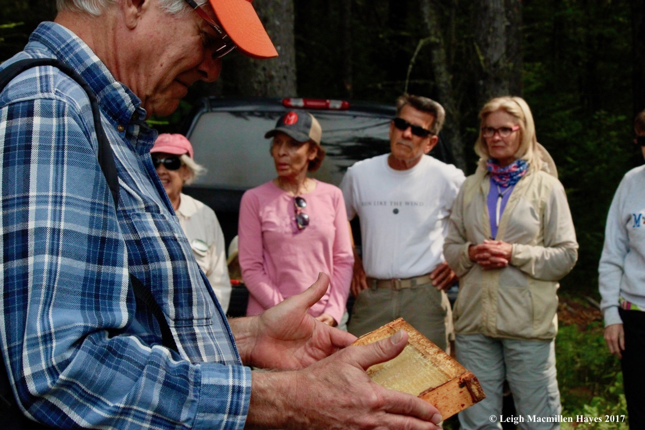 w-Gary looking at frame