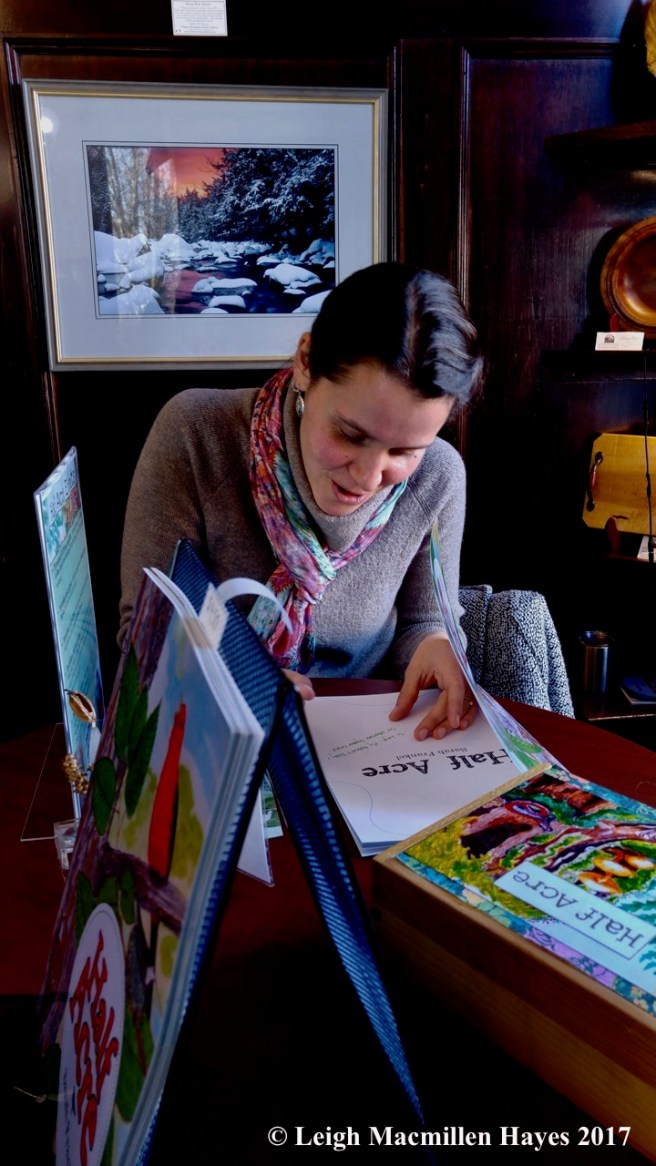 w-Sarah signing my book