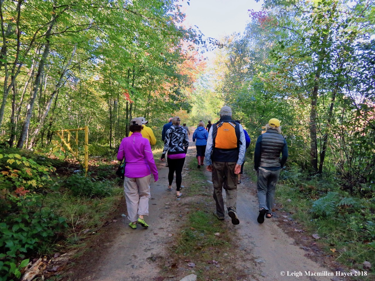 2-walking to the put in