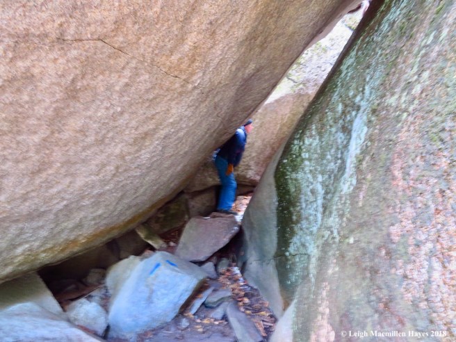 17-contemplating climb up Piazza Rock