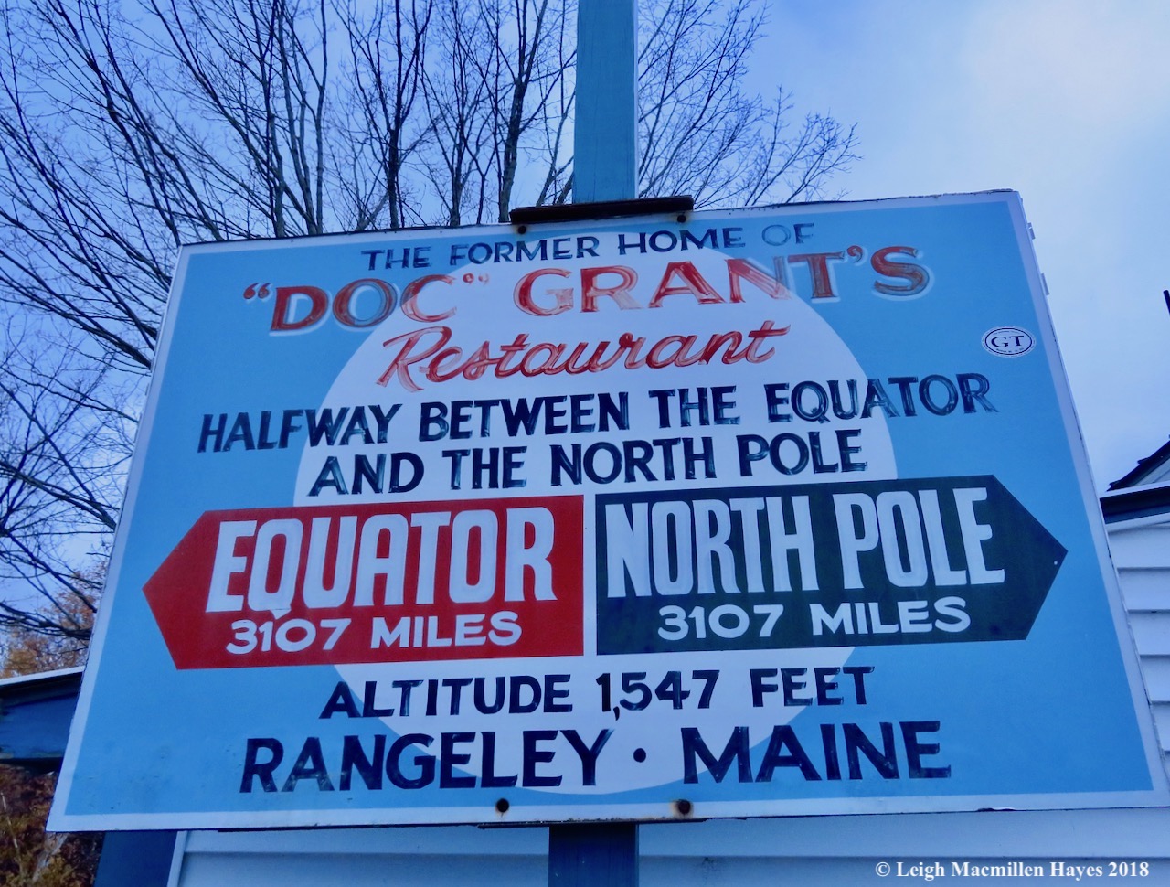 5-halfway between equator and north pole